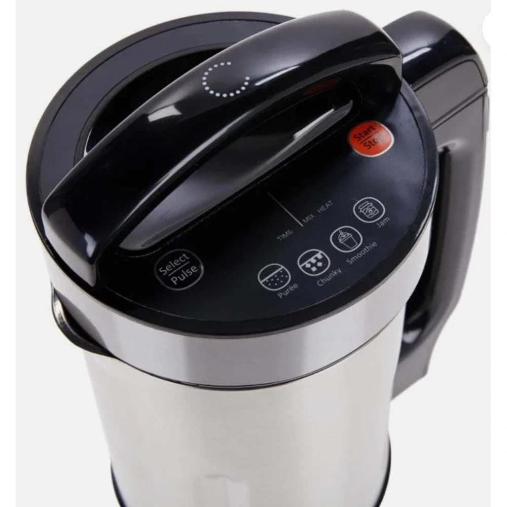 Curtis Stone Dura-Pan Soup Maker 10321BK Stainless Steel 5-in-1 Blender Black